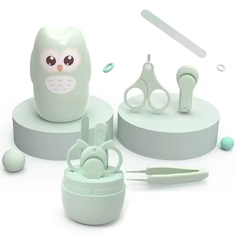 

Newborn Baby Nail Clipper Cute Animal Shaped Storage Box Small Children's Nail Trimming Tool