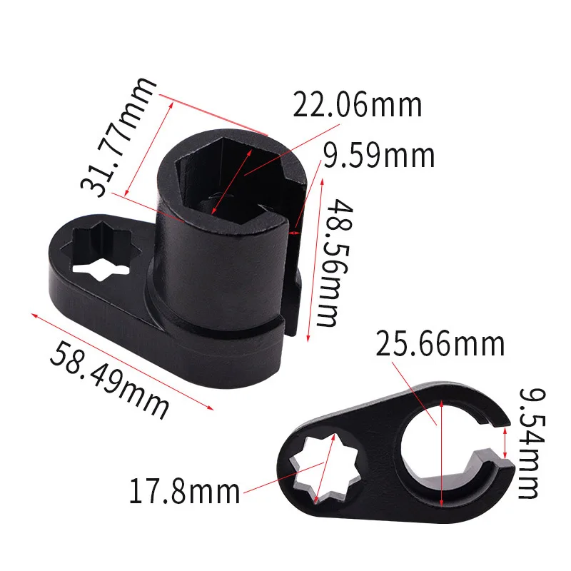 Sauerstoffsensor-Schlüssel 22mm O2-Sensor-Werkzeug für 3/8 Zoll und 1/2 Zoll Antrieb Kfz-Sauerstoffsensor-Entfernungswerkzeug – Detail 10