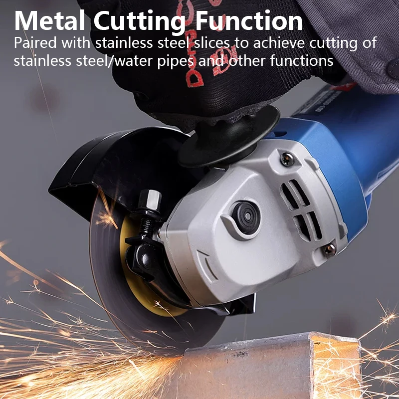 710W/800W850W/950W Electric Angle Grinder 220V Handheld Grinder Machine 100mm Electric Grinding Cutting Polishing Power Tools