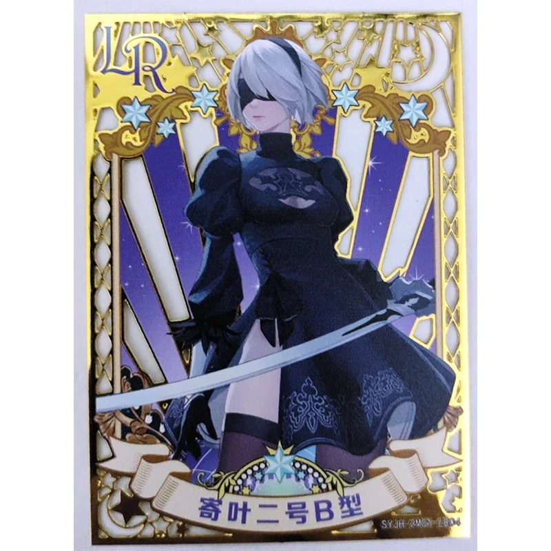 Goddess Story Metal Card Kirisame Marisa Tifa Lockhart Anime Game Collection Rare Cards Cartoon Board Game Toys Birthday Gift