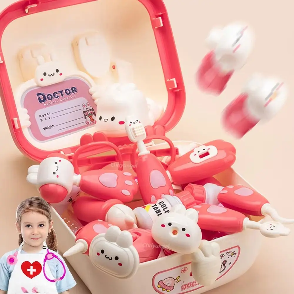 Simulation Zahnarzt Box Arzt Pretend Rolle Spielen Kit Lernspiel Rollenspiele Kind Stethoskop Arzt Set