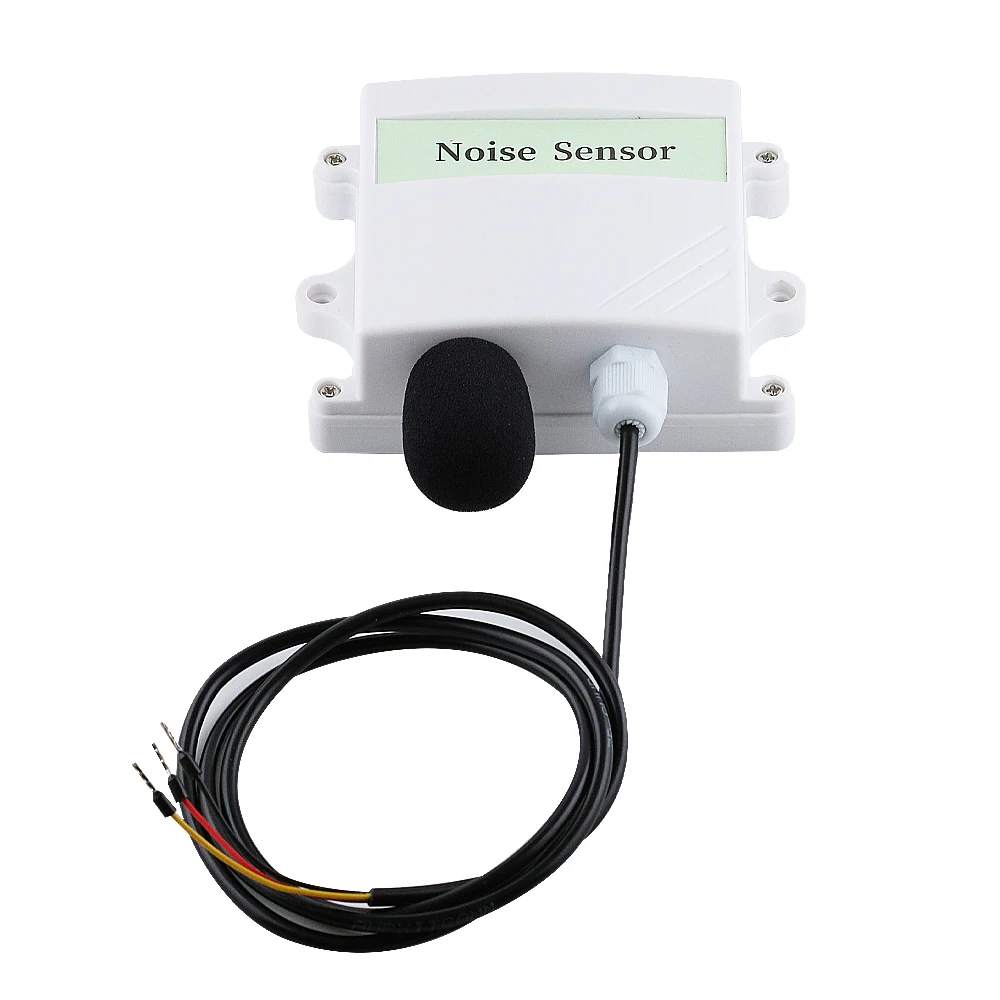 30-130dB Noise Sensor Module with LCD Display Modbus-RTU RS485 4-20mA 0-10V Industrial Decibel Meter Transmitter 20Hz-12.5KHz