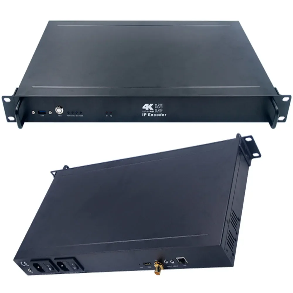 Ultra HD Video Encoder 4K H265/H264 for 12G SDI IP Streaming RTMP RTSP UDP HTTP for TV Broadcasting Equipment