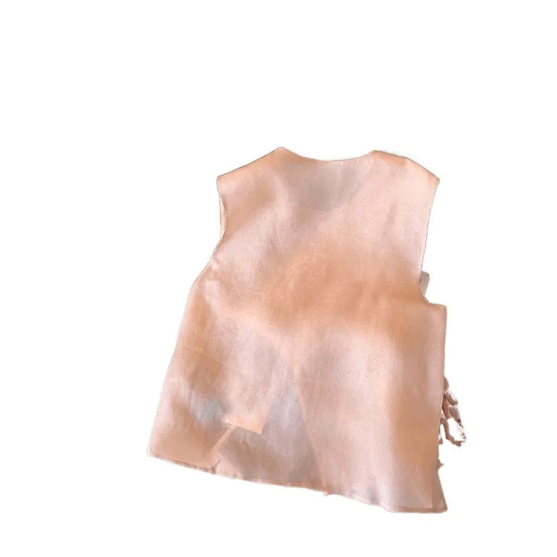 

New Chinese style, sleeveless shirt women's summer, temperament wear vest vest