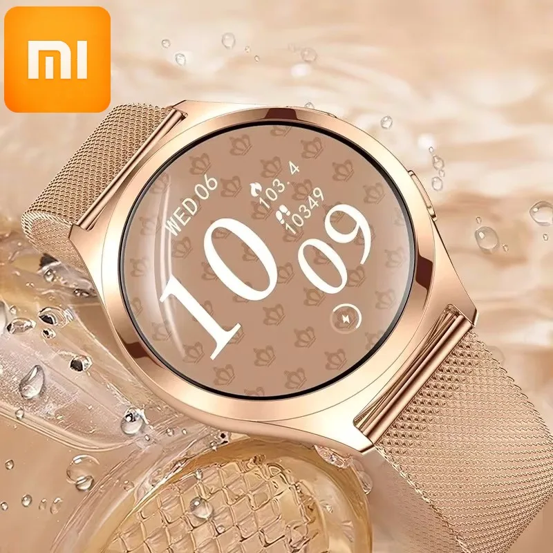 

Xiaomi Смарт-часы для женщин IP68 Водонепроницаемый Bluetooth-вызов Женский браслет Спортивный монитор здоровья Смарт-часы