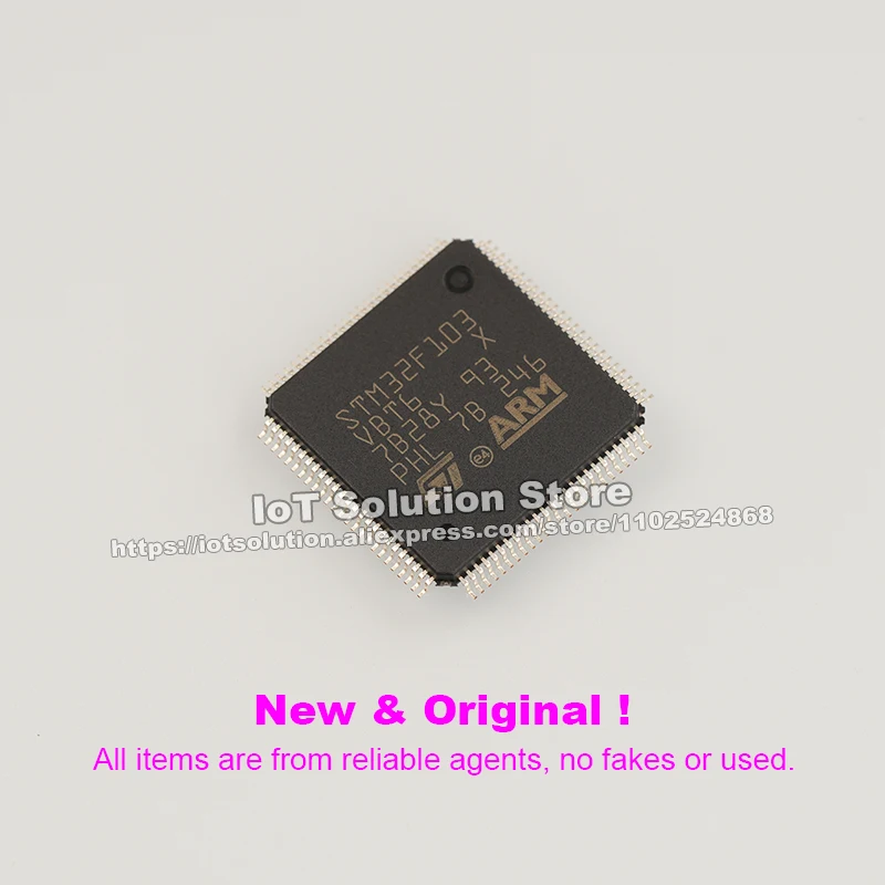 STM32F103VBT6 LQFP-100 14x14x1,4 мм STM32F103VBT6TR