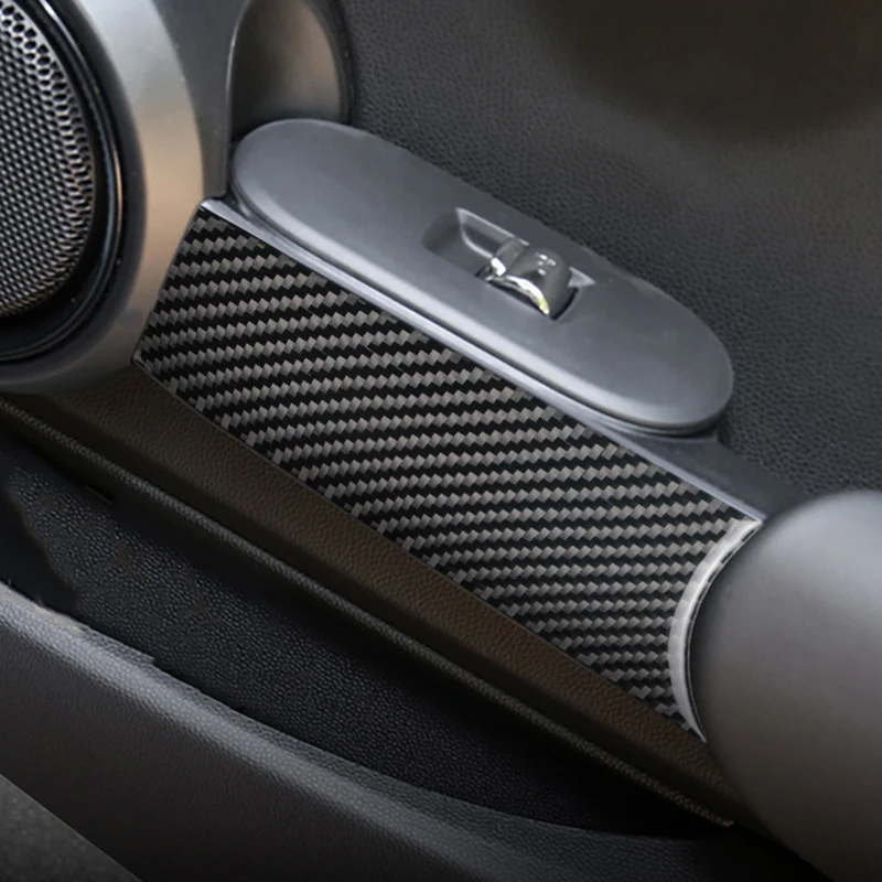 For Mini Cooper JCW F56 Interior Inner Door Cover Handle Protective Shell Panel Case Sticker Car Modification Accessories