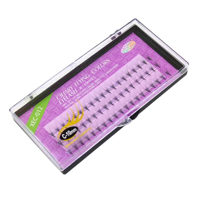 Natrual 0,07mm C Curl Super Dicke Faux Silk Wimpern 6D Nerz Gefälschte Falschen Wimpern Verlängerung – Detail 3
