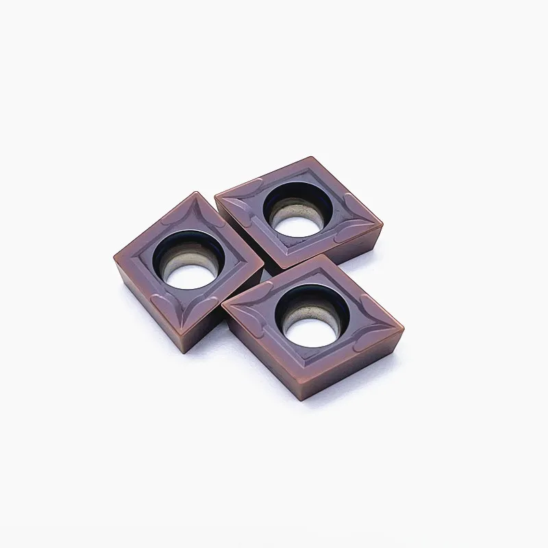 10PCS CCMT120404 LF6018 LF6118 CCMT120408 LF6018 LF6118 Carbide Inserts Cutter tool CNC Lathe Turning Tool For Stainless Steel