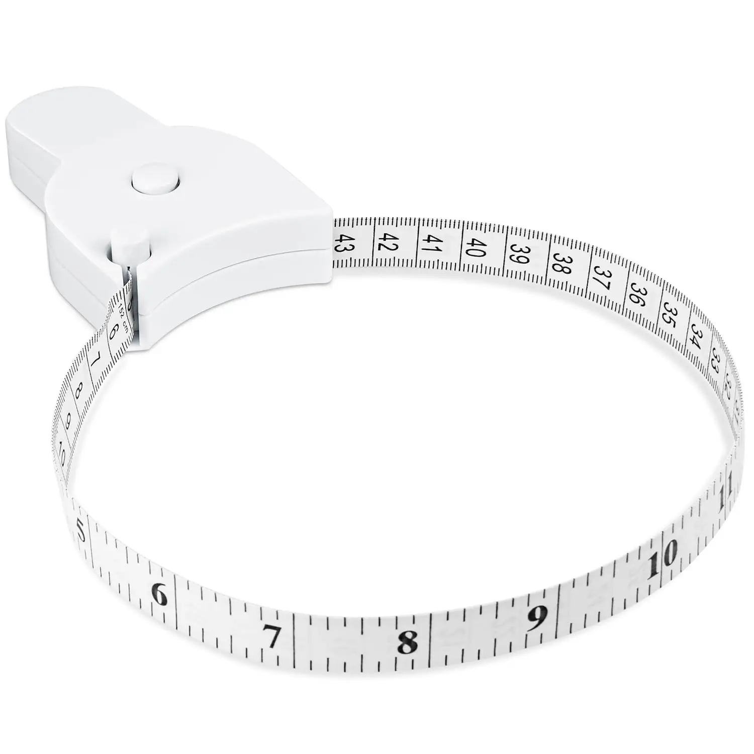 60in (150cm) Mini Tape: Lock Pin, Push-Button Retract, Ergonomic, Portable