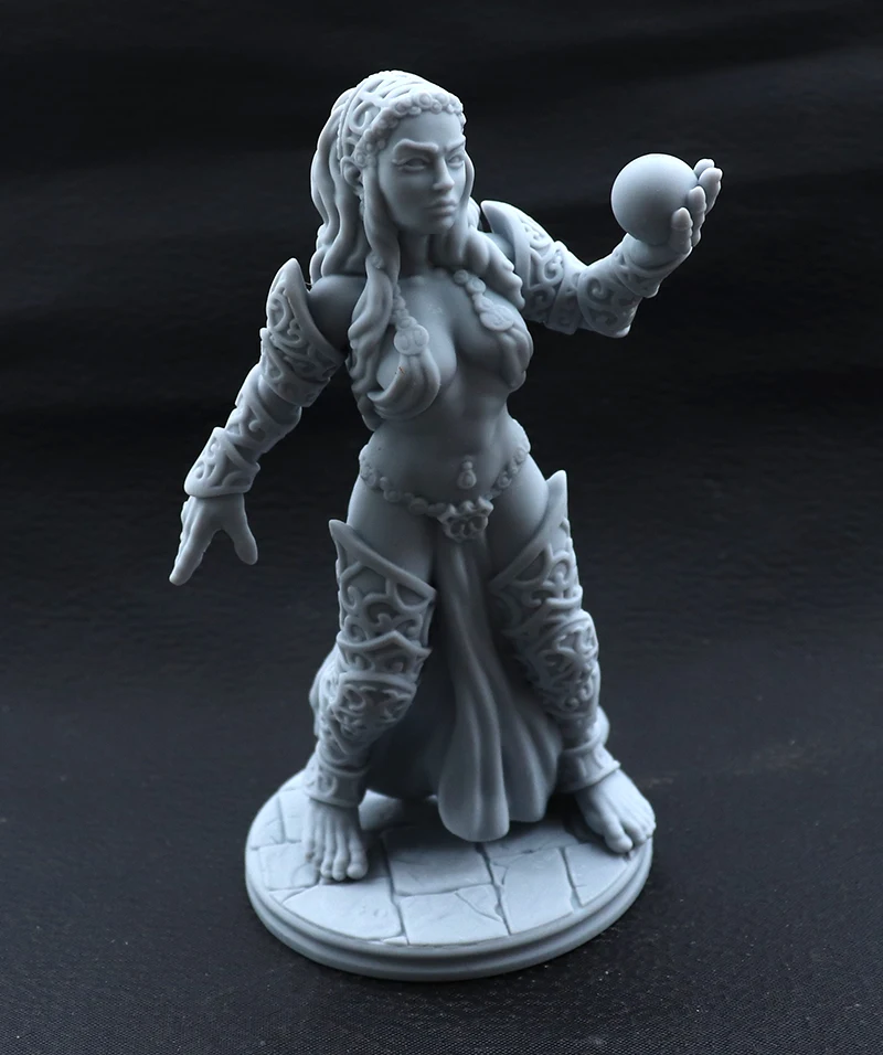 

1/24 75mm 1/18 100mm Resin Model Female Master Figure Unpainted No Sculpture Color RW-697