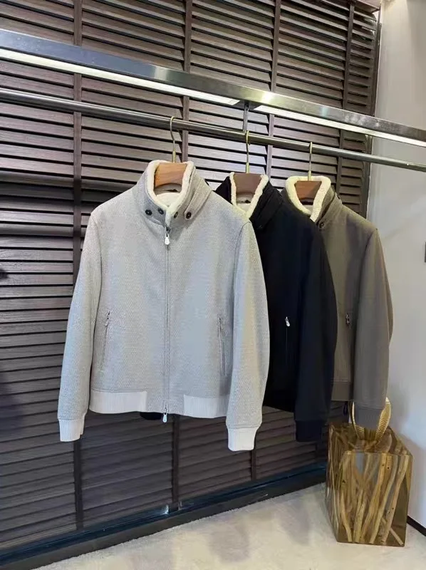 

BC 25aw wool-blend stand-up collar casual jacket