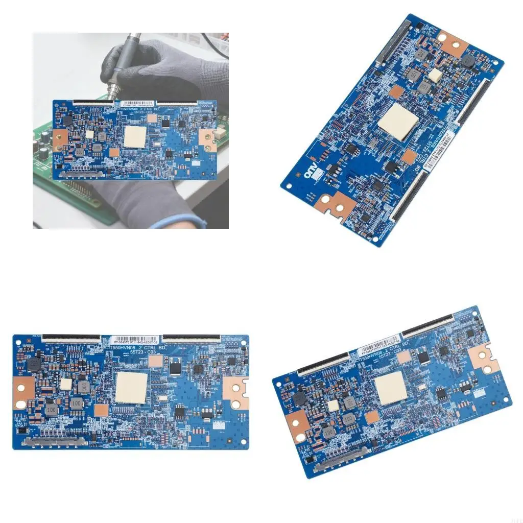 J6PE Control Board with 55.43T20.C06 and 55.43T02.C04 Part Numbers, Replacement T-Con Board for Careful Existing Identifier