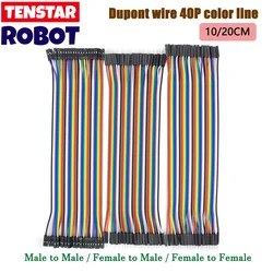 2.54mm Dupont Line 20cm 10cm 40Pin Male to Male+Female to Male + Female to Female Jumper Wire Dupont Cable DIY KIT