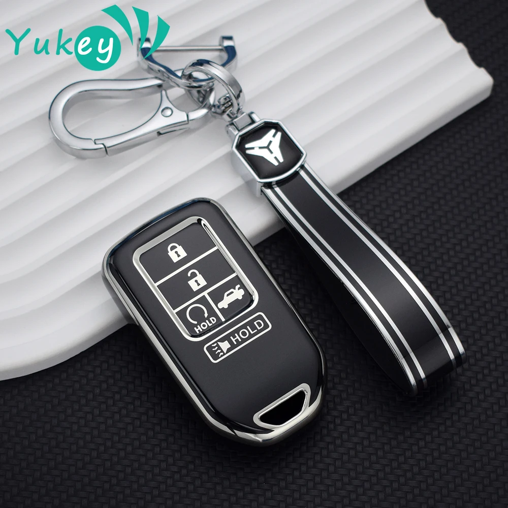 Funda de TPU para llave de coche, accesorio Protector para mando a distancia de Honda Civic, Accord Pilot Insight