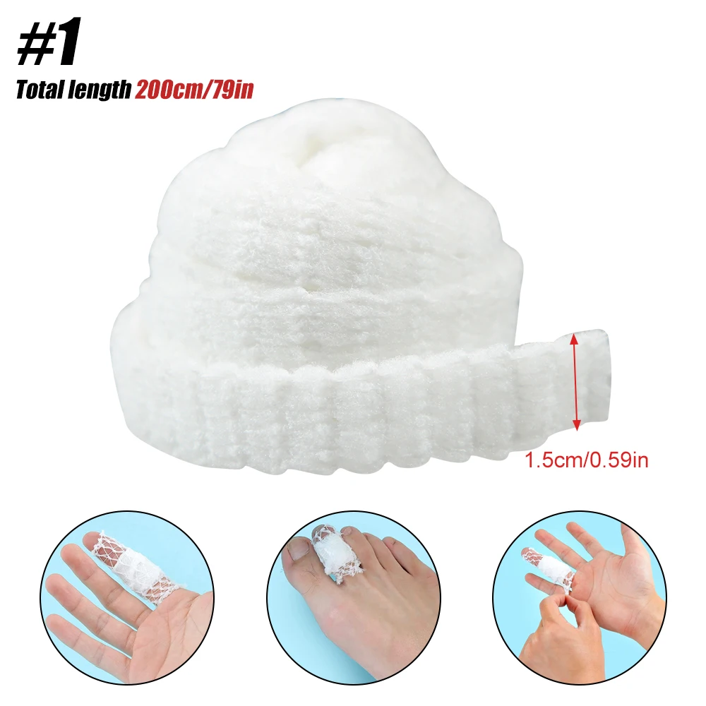 1 Rolle Netz-Schlauchverband, elastisches Netz, Wundverband, Schlauch, Gaze, atmungsaktive Bandage, Stretch-Schlauchverbände für Handgelenk, Ellenbogen, Knie