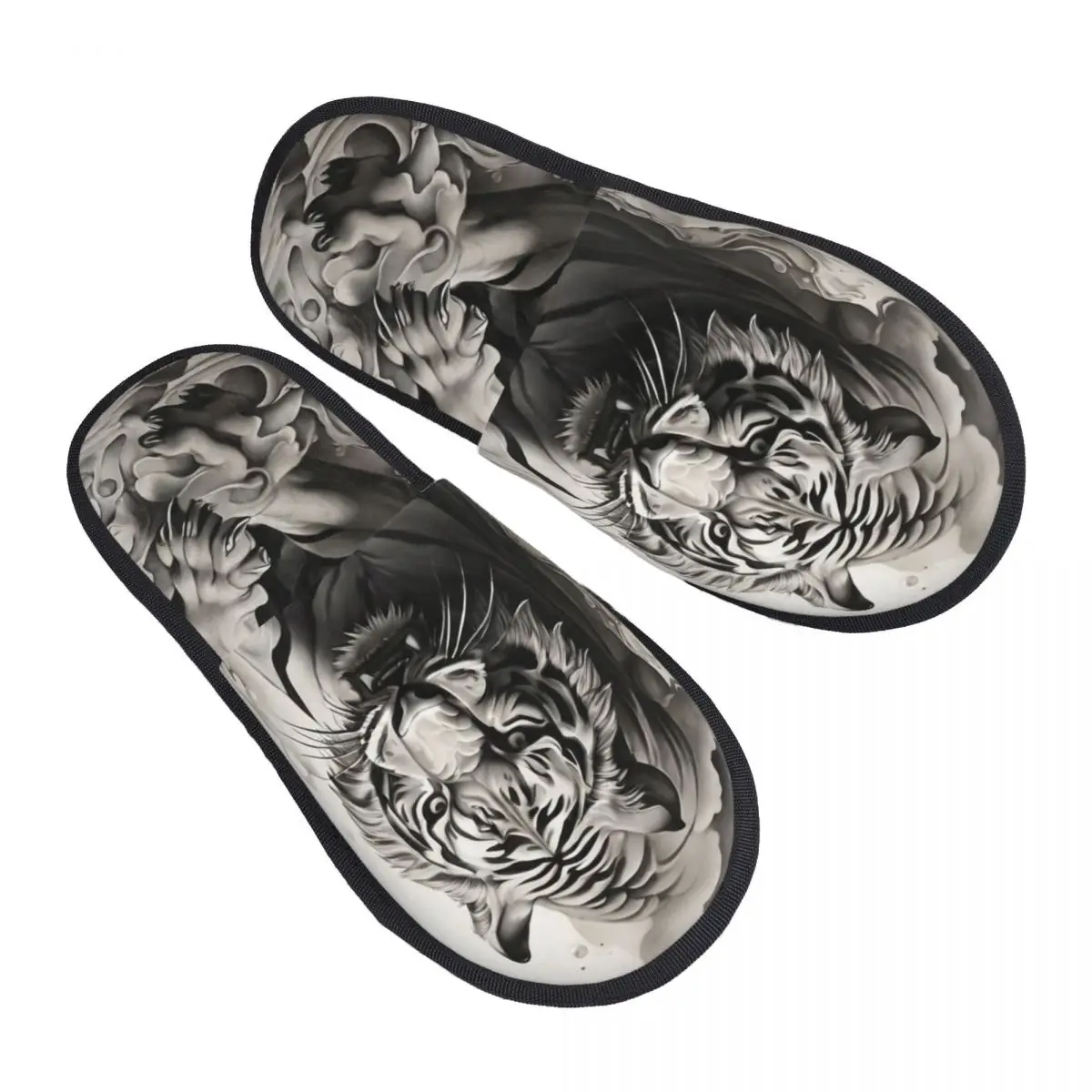 Cool Animals Tigers Men Women Furry slippers,fashion Color printing special Home slippers,Neutral slippers pantoufle homme