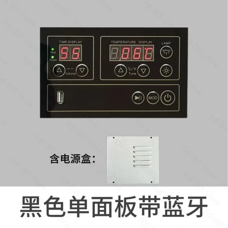Sauna and Steam Room Thermostat Health Cabin and Light Therapy Room Controller High Power, 100V–240V Wide Voltage Range