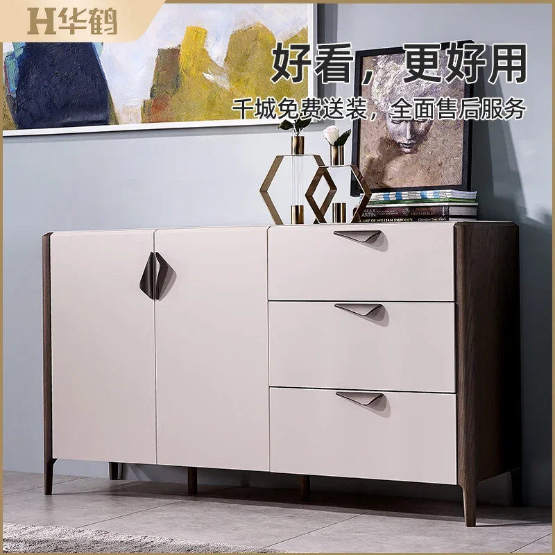 

Decorative side cabinet living room dining room Italian simple household dining side decorative cabinet