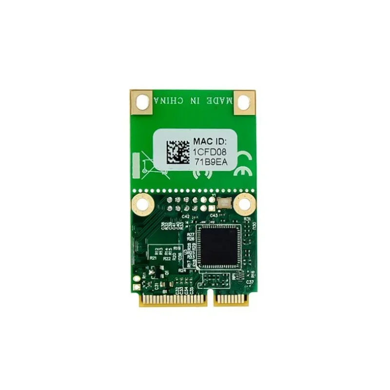 Сетевая карта сервера Mini PCIe LAN I210AT RJ45 GbE Ethernet RJ45 Карта адаптера 1000 м Мини-конвертер Pci-e Двойной порт Гиббитный