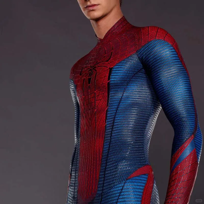 Anime Fantastic Spider Man Cosplay Men Women Jumpsuit 3D Spandex Superhero Costume Halloween Parallel Universe Zenzai Party Set - Image 3
