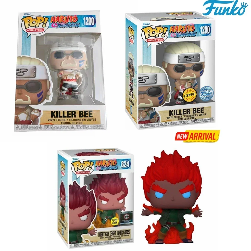 Funko Pop 2023 Summer New NARUTOes Madara 978# UCHIHA 1278# Killer BEE 1200# Action Figures Limited Model Doll Toys for Children