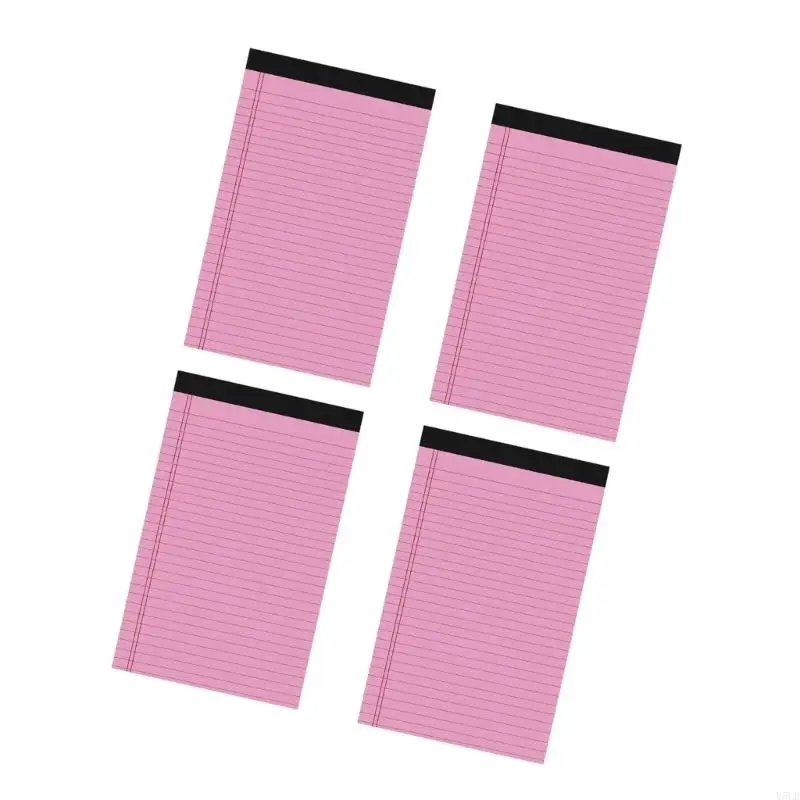 Y5LB 4 PCS Lined Paper Pads Legal Pad Small Note Pad Pocket Notebook Scratch Pads