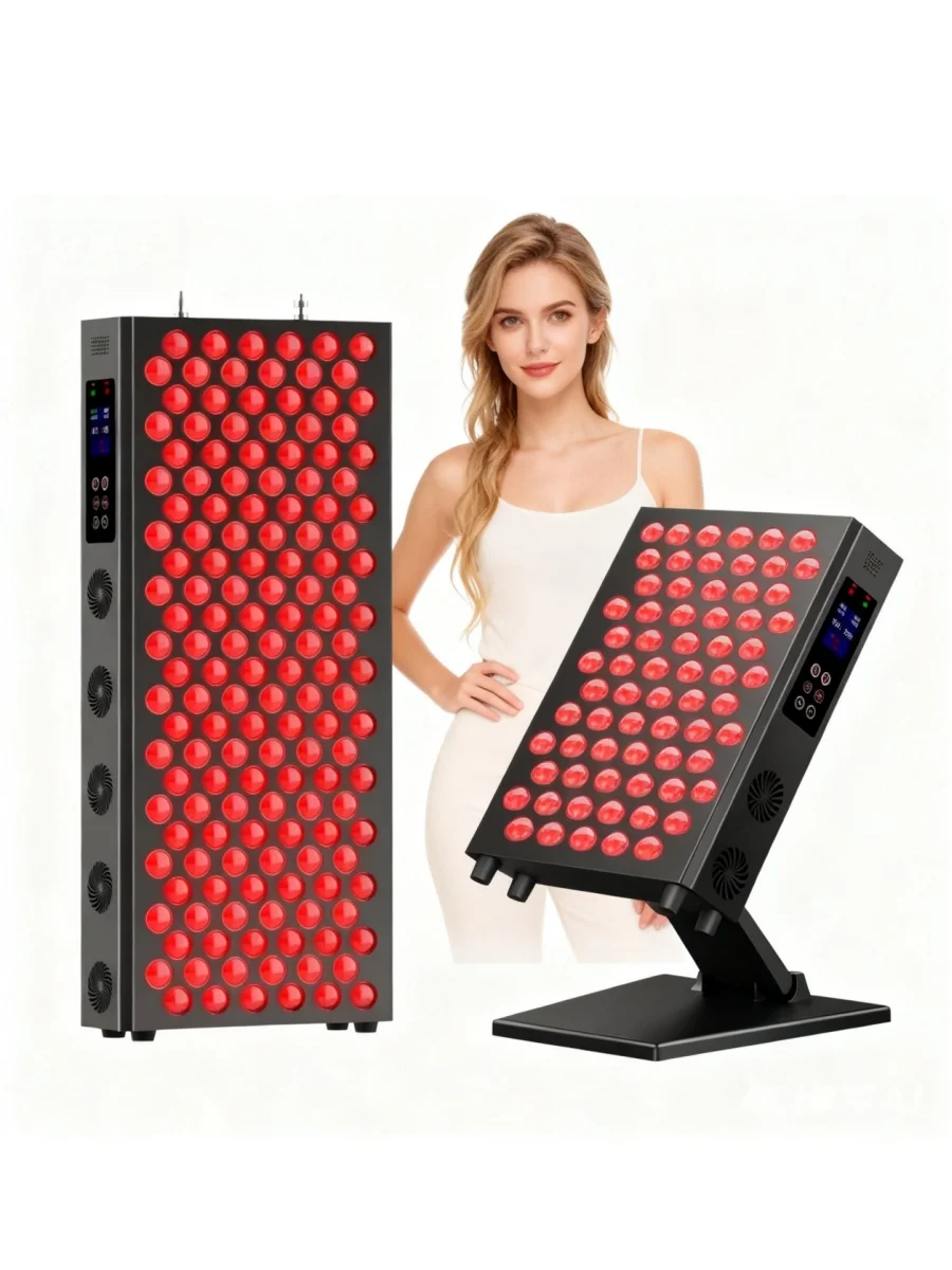 Doppelchip-Timing-LED-Rotlichttherapie-Panel-Lampe 660nm Nahinfrarot-Therapielicht 850nm LED-Schönheitsgeräte für Gesicht und Körper