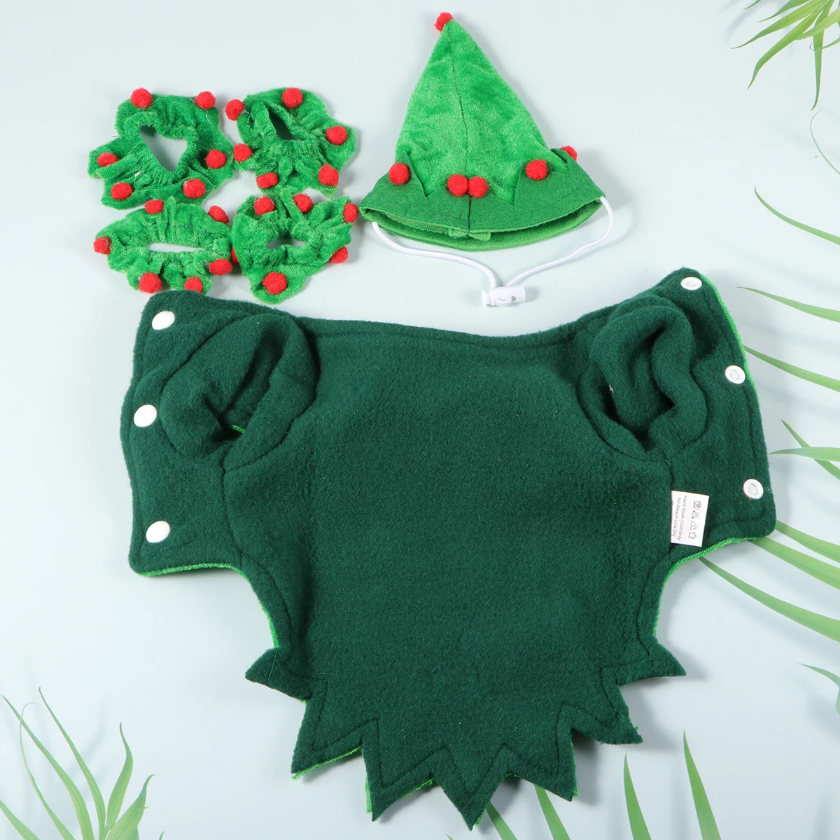 

Cute Christmas Pet Clothes Dog Holiday Costume Cape Hat Cosplay Party Outfit Small Dog Winter Coat Adorable Apparel Accessory