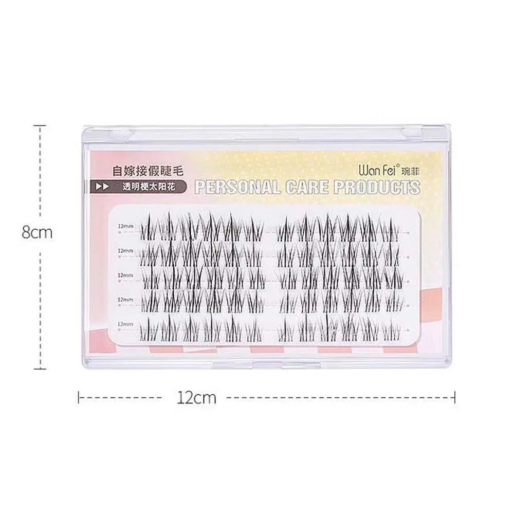 Faux-cils individuels en fibres artificielles, outil de maquillage