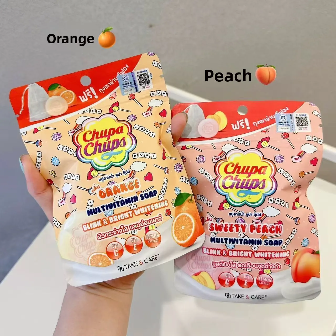 

Новинка ChupaChups: Фруктовое мыло с нежным ароматом и фруктовым вкусом, очищает и увлажняет кожу, мягкая формула, очищает поры, 80 г