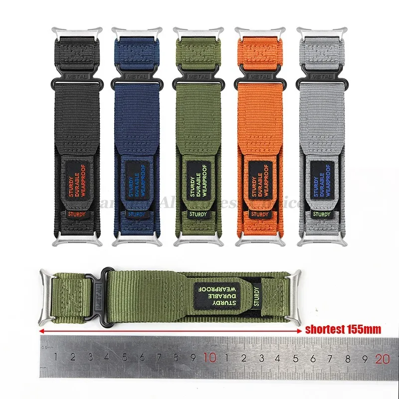 Sport Nylon Loop Watch Strap for Samsung Galaxy Watch 7 Ultra 47mm Band Bracelet for Samsung Watch7 Ultra Watchbands Accessories image 6