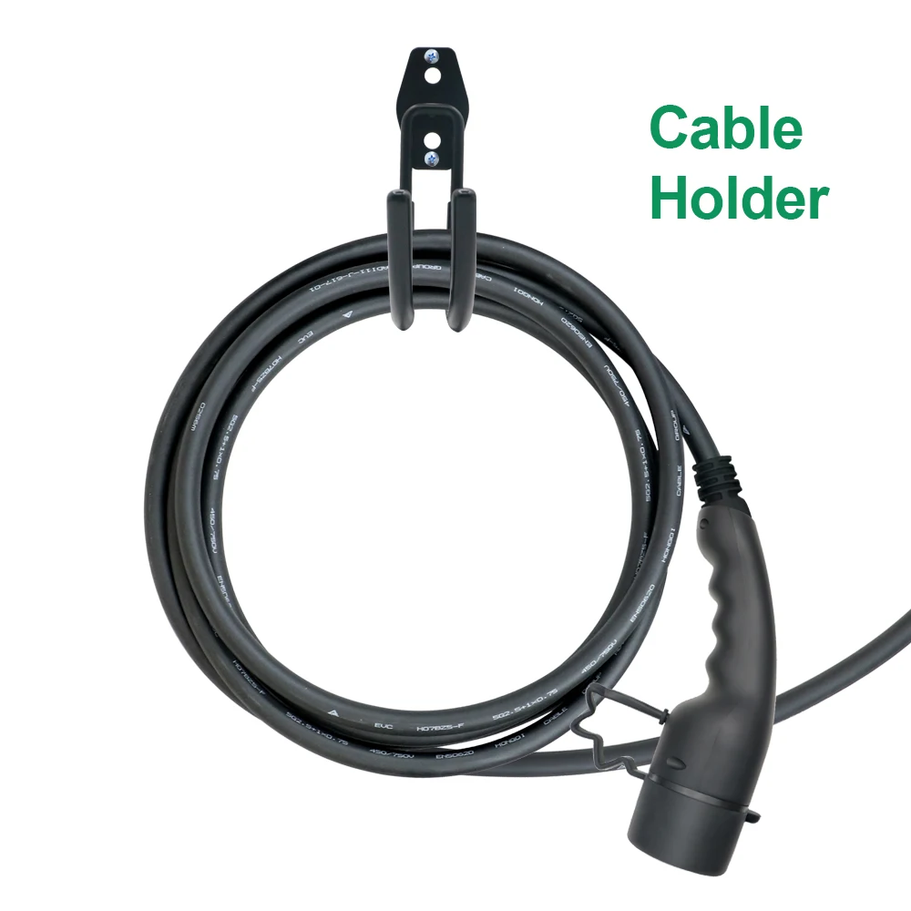 Soporte de cargador EV, gancho de almacenamiento de Cable para vehículos eléctricos, cargador EV, Cable de carga EV