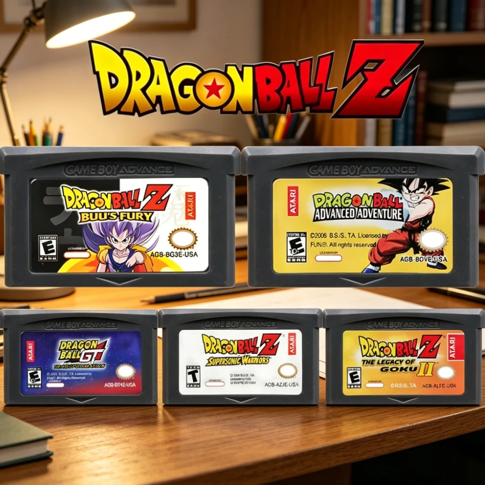 USA/EUR Dragon Ball GBA Game Cartridge 32-Bit Video Game Console Card Series Advanced Adventure Supersonic Warriors Buu's Fury