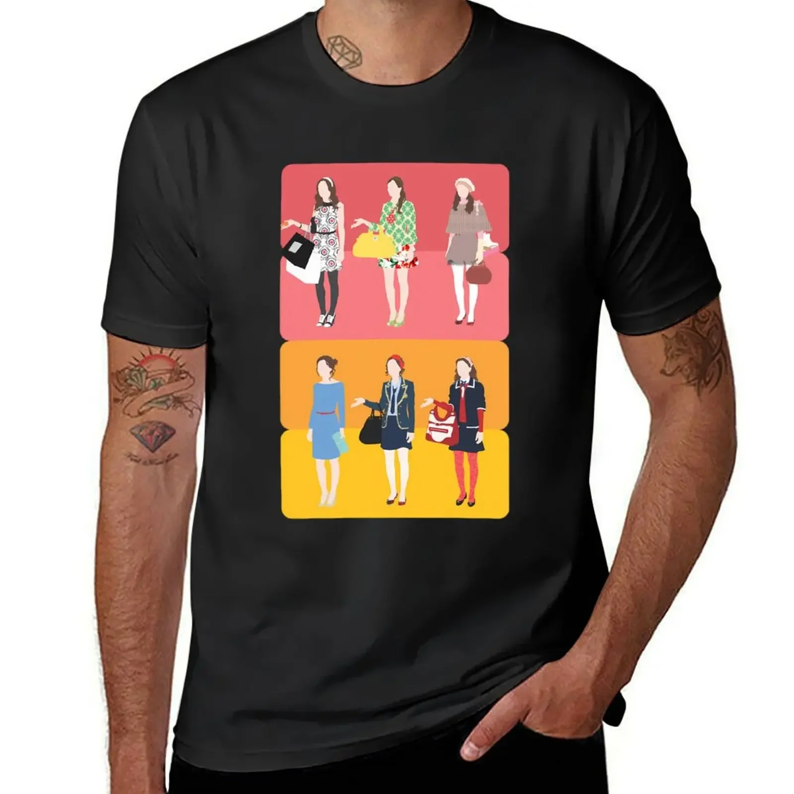 

The style and fashion of Blair Waldorf \t T-shirt customizeds sweat men workout shirt