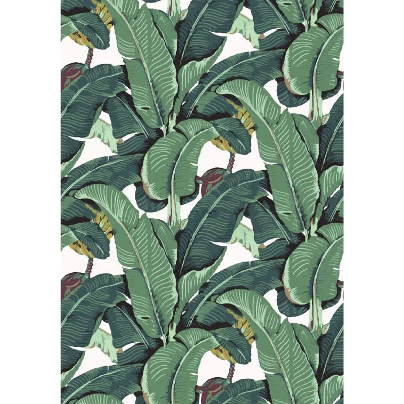 Home Decoration Self Adhesive Wallpapers Living Room Bedroom Study Furniture Wall Makeover Home Decor Banana Leaf Bush Stickers