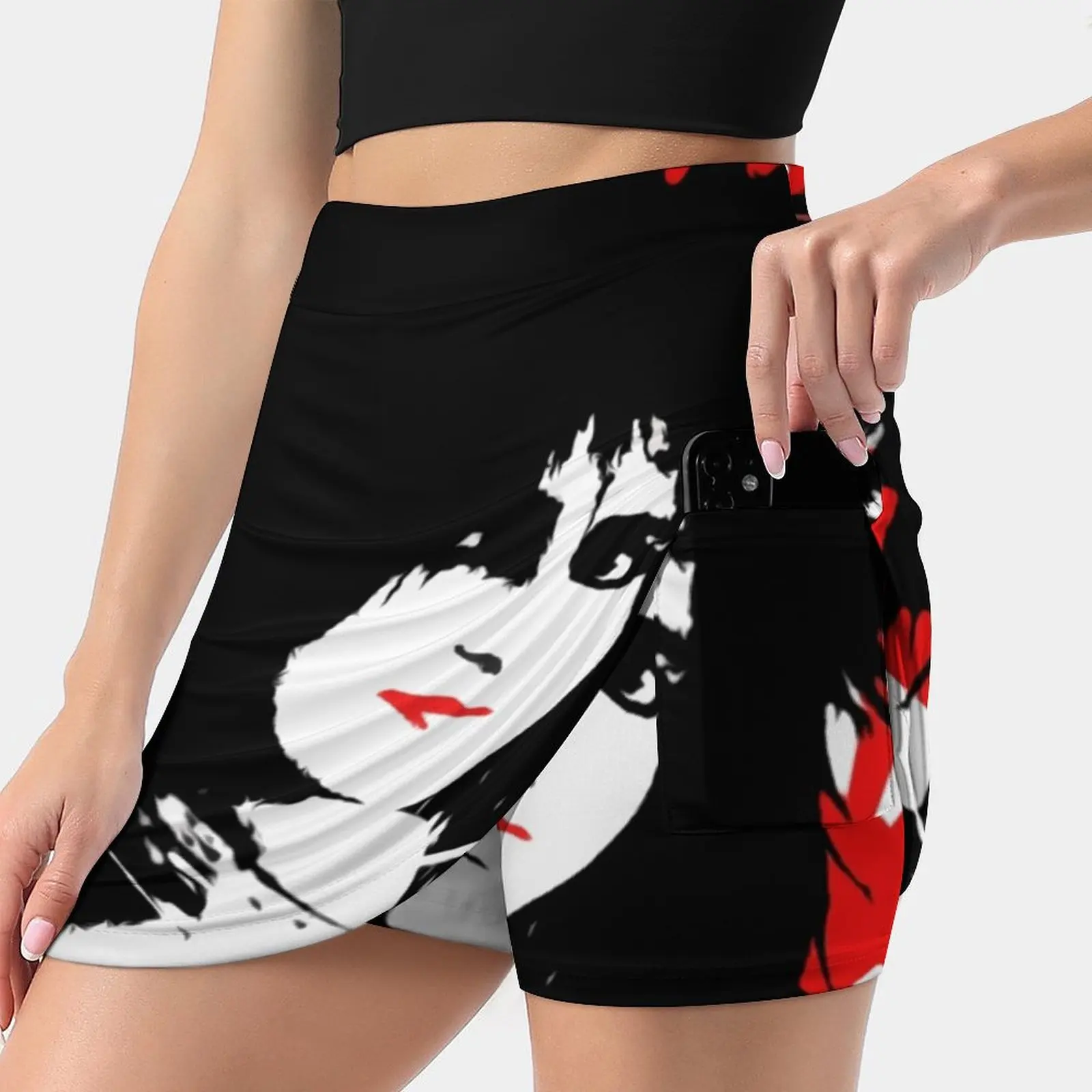 Siouxsie S-4Xl Tennis Skirts Golf Fitness Athletic Shorts Skirt With Phone Pocket Bands Band Music Singer Punk Goth Siouxsie