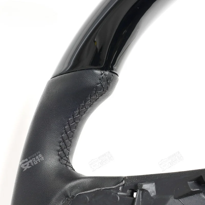 For Ford Fiesta (2018) Flat-Bottom Mahogany Steering Wheel (Universal Modification Part)