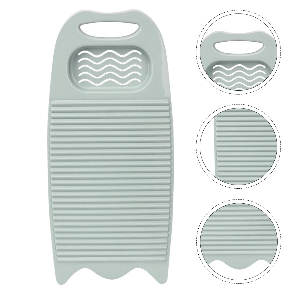 

2Pcs Plastic Washboard Laundry Clothing Scrubbing Mat Durable Wavy Surface Household Washing Board Non Absorbent Easy Storage