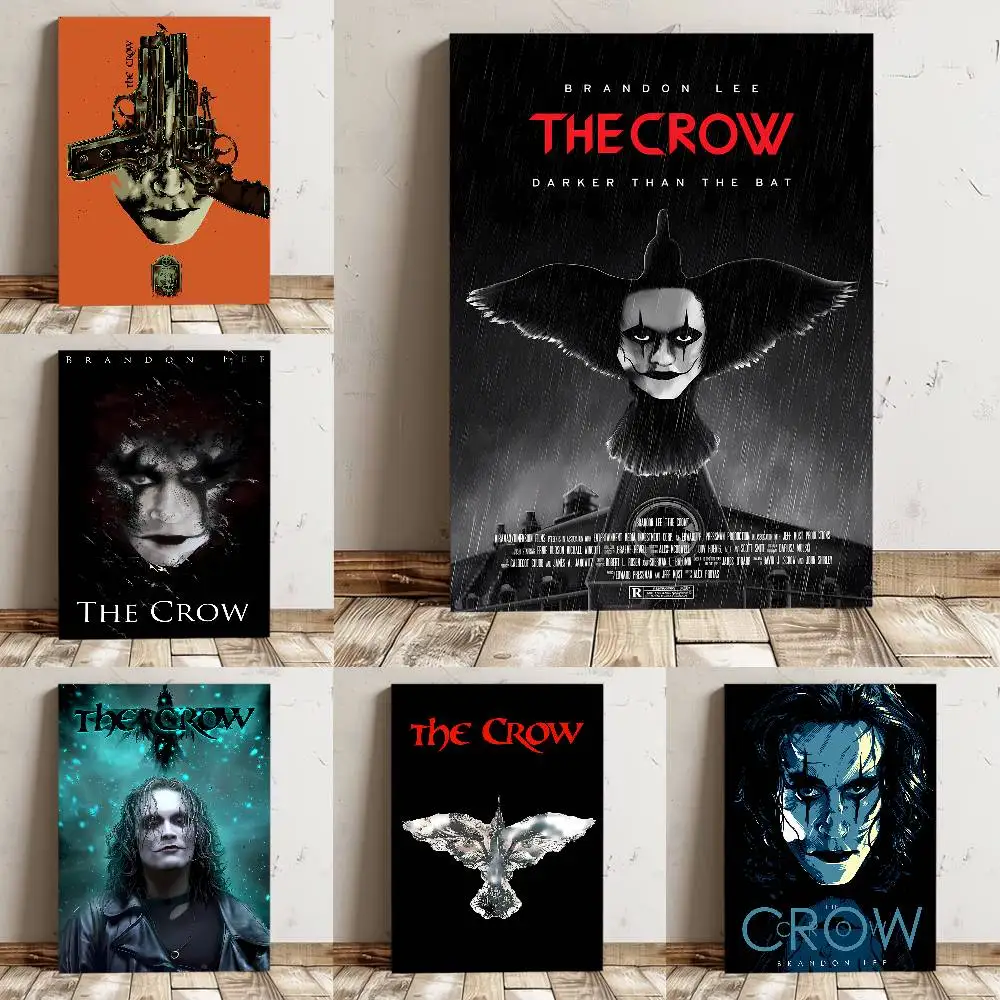 Klassischer Film Vintage T-The C-Crow Poster Hochwertiger Druck Wasserdichter Wandkunstaufkleber für Bar Wohnzimmer Dekor Geschenk