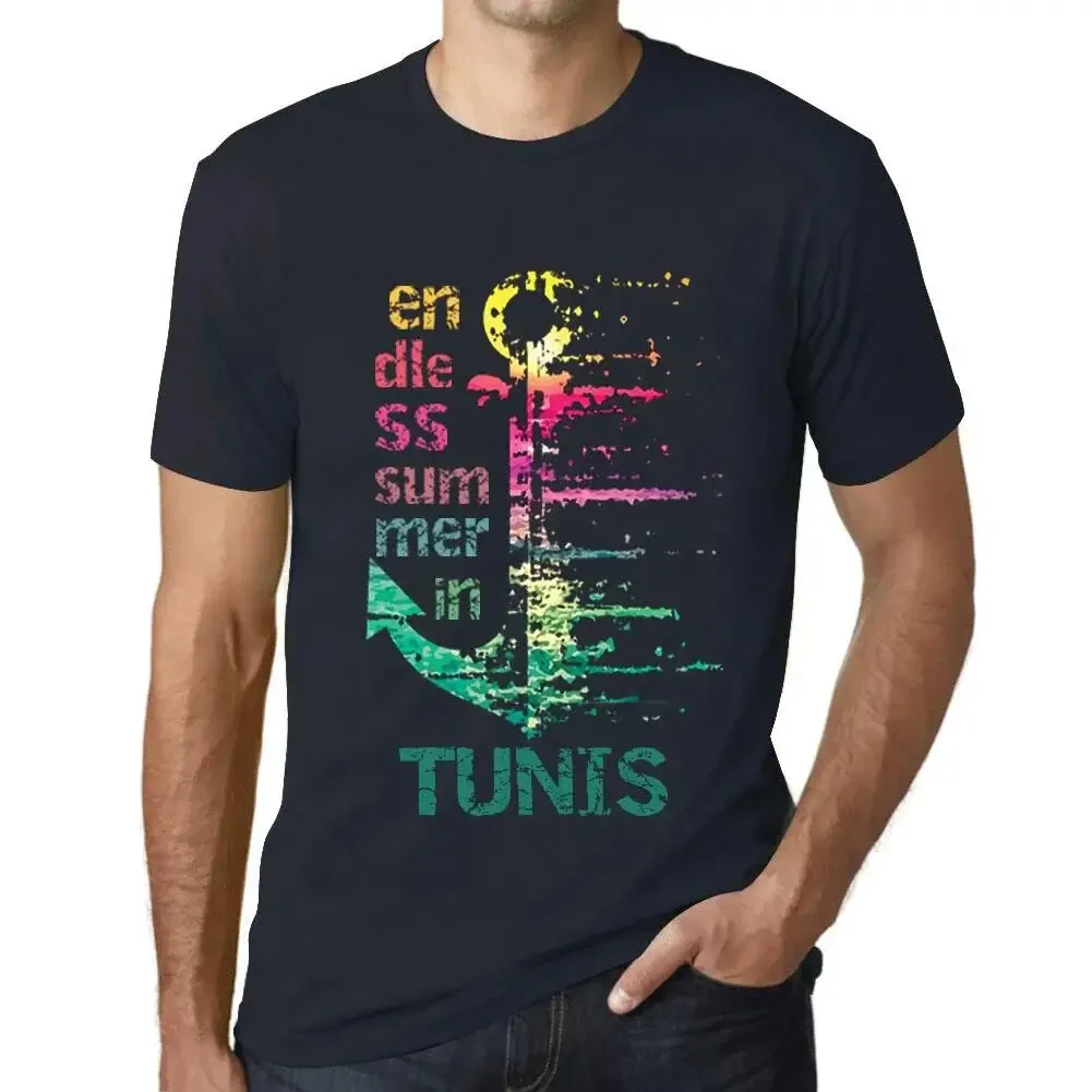 

Men's Endless Summer In Tunisia Print T-Shirt - Endless Summer In Casual fashion trendy T-shirt