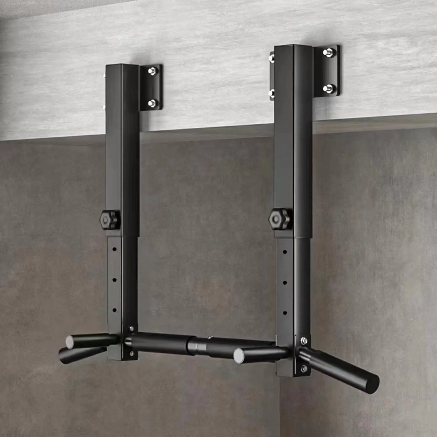 

Wall Mount Pull Up Bar, Joist Mount Pull Up Bar, Beam and Rafter Mounted Chin Up Bar for Home Gym With Wood Mount and Wall Mount