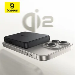 Baseus 아이폰 16, 15, 14, 13, 12 프로 맥스용 유선 충전 Qi2-Certified, Qi2 마그네틱 보조배터리, 10000mah, 15W, 22.5W