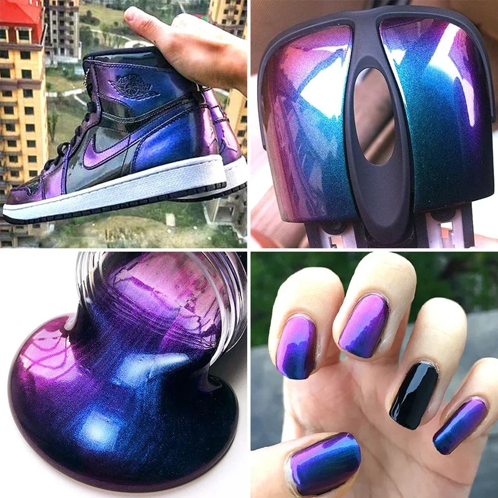 10g Car Decoration Pearlescent Pigment Car Chameleon Pigment Powder Color Changing Pigment Powder Cosmetic Eye Shadow Nail