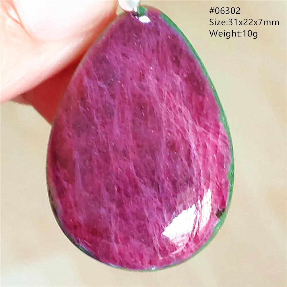 

Natural Red Ruby Pendant Jewelry Women Men Fashion Water Drop Watermelon Red Ruby Necklace Gemstone Stone Rare Bead AAAAAA