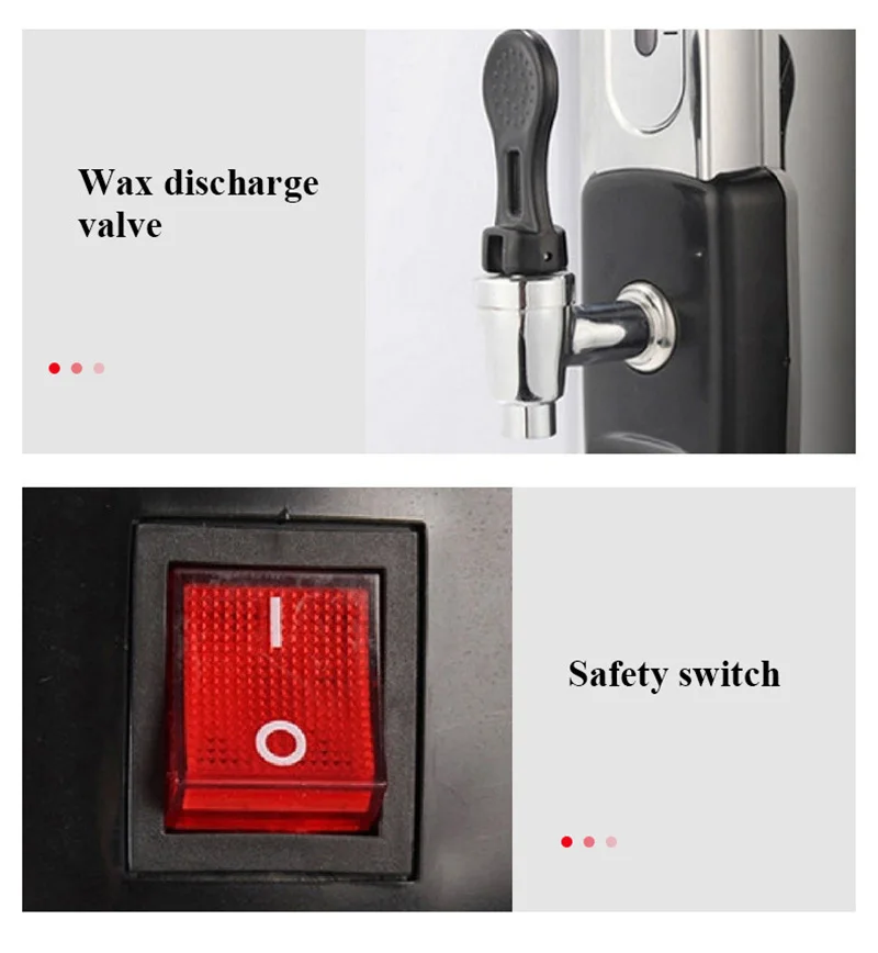 8L الفولاذ المقاوم للصدأ الشمع Melter وعاء صهر الشمع الكهربائي صانع شمعة ذوبان سريع الاستخدام المنزلي #3