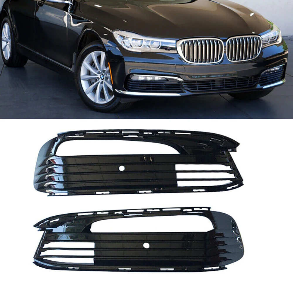 Fog Light Grill Cover Trim Molding Fog Lamp Cover For BMW 7-Series 740i/740i xDrive/750i/ 750i xDrive/M760i xDrive 	 51117486835