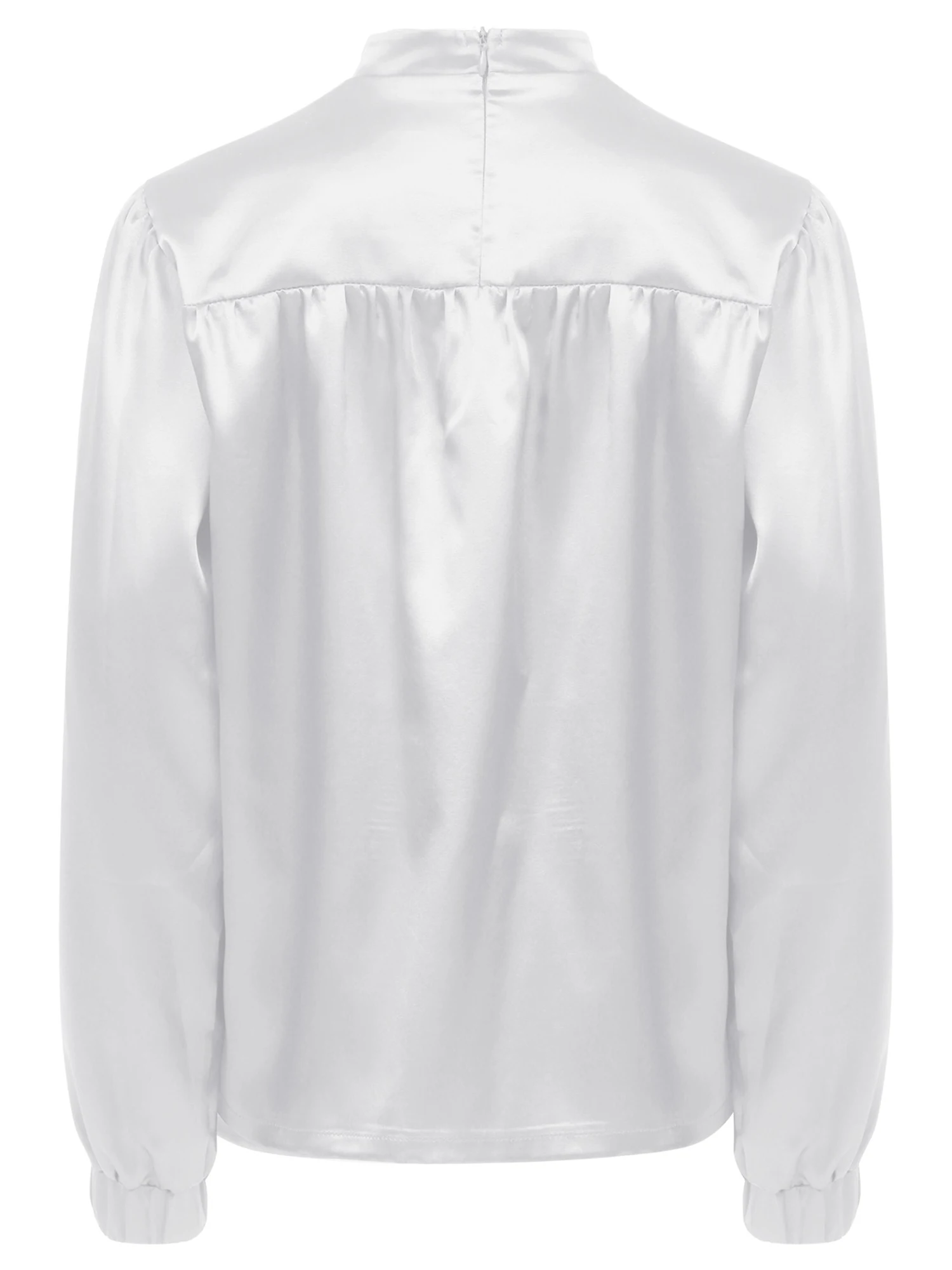 Kids Girls Lyrical Dance Costume Worship Praise Liturgical Choir Prayer Outfit Long Sleeve Zipper Satin Tops with Chiffon Skirt