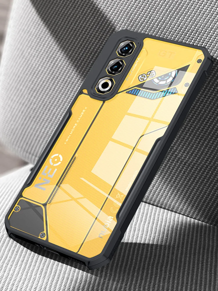Dla Nubia NEO 3 GT 5G Etui XUNDD Poduszki powietrzne Wstrząsoodporne przezroczyste PC + TPU Ochrona aparatu Funda — zdjęcie produktu 7
