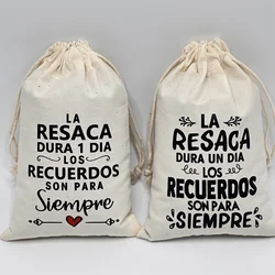 20pcs Spain hangover bag hard one day memories are forever Personalized Wedding Gift Bag Single Pie Recovery Kit Anti Resaca